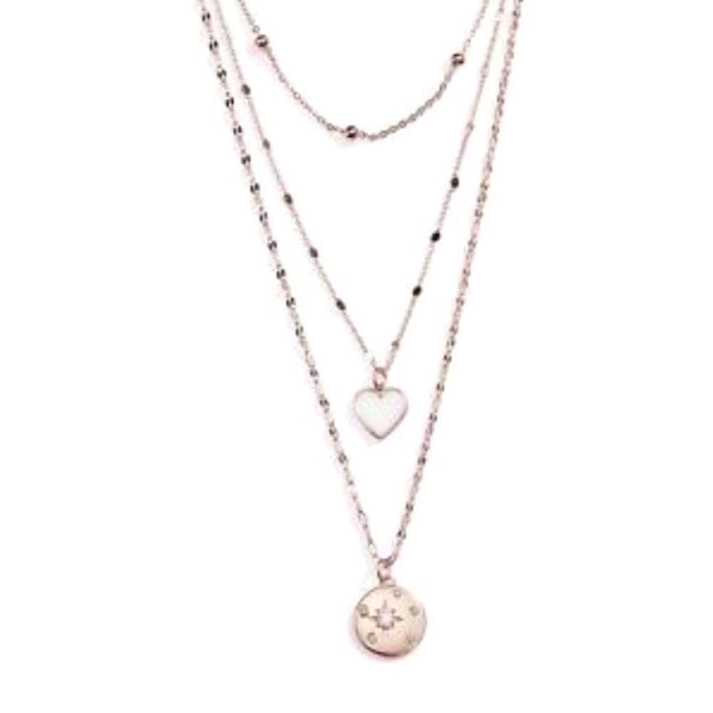 - Galaxy layered necklace - 3 necklace’s in one